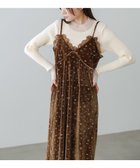 【バブ ブージュルード/Bab Bou Jeloud】の【低身長~高身長向けサイズあり】小花柄レース付きベロアキャミワンピース 人気、トレンドファッション・服の通販 founy(ファニー) ファッション Fashion レディースファッション Fashion for Women ワンピース Dresses キャミソールワンピース Camisole Dresses アクセサリー Fashion Accessories インナー Innerwear 秋 Autumn くるぶし Ankle-Length カッティング Cutting Detail カーディガン Cardigan, Knitwear キャミワンピース Cami Dress, Slip Dress クラシカル Classical, Vintage-Inspired シューズ Shoes, Footwear ショート Short, Short Length スマート Smart, Elegant スリット Slit, Slit Detail タートル Turtleneck, Turtle Collar デコルテ Décolleté, Neckline なめらか Smooth, Silky Texture ネックレス Necklace, Pendant Necklace バレエ Ballet, Ballet Style フラット Flat, Flat Shoes ベロア Velour, Soft Velvet リュクス Luxury, Elegant, High-End, Chic レース Lace, Lace Fabric 冬 Winter / This Winter A/W・秋冬 Autumn/Winter 再入荷 Restock / Back in Stock thumbnail BROWN|ID: prp329100004733673 ipo3291000000034872327