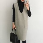 【ミニミニストア/miniministore】のワンピース ジャンパースカートレディース 人気、トレンドファッション・服の通販 founy(ファニー) ファッション Fashion レディースファッション Fashion for Women スカート Skirts チュニック Tunic, Long Top デニム Denim, Jeans Material トレンド Trend, Trending Now ベスト Vest, Waistcoat 無地 Plain, Solid Color A/W・秋冬 Autumn/Winter ビジネス 仕事 通勤 Business / Work / Commuting thumbnail グレージュ|ID: prp329100004733692 ipo3291000000034194423