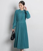 【ロートレ アモン/LAUTRE AMONT】のマイクロデシンワンピース≪手洗い可能≫ 人気、トレンドファッション・服の通販 founy(ファニー) ファッション Fashion レディースファッション Fashion for Women ワンピース Dresses エレガント 上品 Elegant thumbnail グリーン|ID: prp329100004733698 ipo3291000000034194460