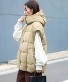 【フリークスストア/FREAK'S STORE】の中綿キルト ボリューム フーディー ベスト【限定展開】 25AW ベージュ|ID: prp329100004733711 ipo3291000000034194525