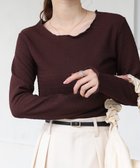 【バブ ブージュルード/Bab Bou Jeloud】のメローデザイントップス BROWN|ID: prp329100004733716 ipo3291000000034247735