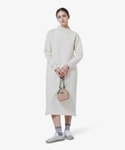 【ラコステ/LACOSTE】のダンボールニットドレス / ハイネックワンピース 人気、トレンドファッション・服の通販 founy(ファニー) ファッション Fashion レディースファッション Fashion for Women ワンピース Dresses フォーマル・パーティードレス・結婚式用ドレス Elegant & Casual Dresses ストレート Straight, Straight Cut スリット Slit, Slit Detail ドレス Dress, One-Piece ハイネック High Neck, Mock Neck ロング Long, Long-Length エレガント 上品 Elegant thumbnail オフホワイト|ID: prp329100004733725 ipo3291000000034194605