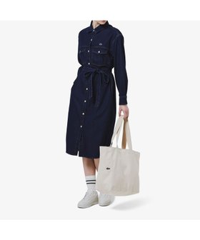 【ラコステ/LACOSTE】のロングデニムシャツドレス / シャツワンピース ウエストベルト付き 人気、トレンドファッション・服の通販 founy(ファニー) ファッション Fashion レディースファッション Fashion for Women ワンピース Dresses フォーマル・パーティードレス・結婚式用ドレス Elegant & Casual Dresses シャツワンピース / 1枚で着映えコーデ Shirt Dresses ベルト&ウエストマーク Belts & Waist Accessories エレガント 上品 Elegant デニム Denim, Jeans Material ドレス Dress, One-Piece フェミニン Feminine, Girly ブラウジング Blouson Silhouette, Cinched Waist ポケット Pocket, Pocket Detail マニッシュ Mannish, Boyish 羽織 Haori, Light Jacket |ID:prp329100004733727
