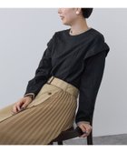 【ビームス ウイメン/BEAMS】のチェック柄ジャカード パイピングプルオーバー BLACK|ID: prp329100004733735 ipo3291000000034194641