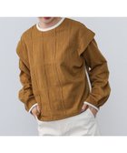 【ビームス ウイメン/BEAMS】のチェック柄ジャカード パイピングプルオーバー CAMEL|ID: prp329100004733735 ipo3291000000034194643