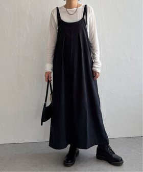 【エルビーシー/LBC】のピーチツイル2WAYジャンスカ 人気、トレンドファッション・服の通販 founy(ファニー) ファッション Fashion レディースファッション Fashion for Women インナー Innerwear カットソー Cut and Sewn Top シンプル Simple, Minimal ジャンスカ Jumper Skirt, Pinafore Dress 冬 Winter / This Winter |ID:prp329100004733794