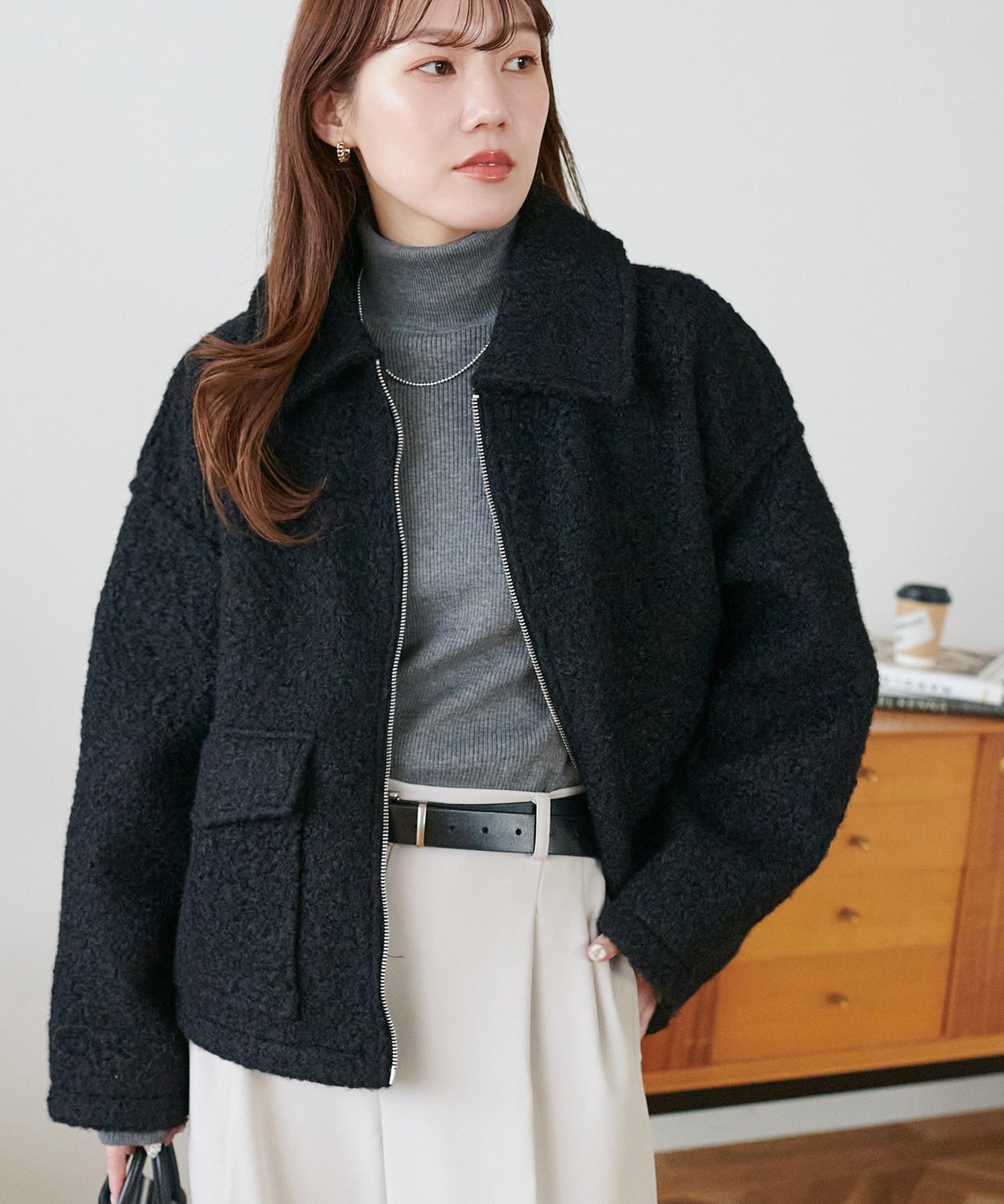 【ディスコート/Discoat】の【WEB限定】WポケットZIPブルゾン インテリア・キッズ・メンズ・レディースファッション・服の通販 founy(ファニー) 　ファッション　Fashion　レディースファッション　Fashion for Women　アウター　Coat / Outerwear Collection　ブルゾンジャケット・スポーティアウター　Blouson Jackets　コンパクト　Compact, Small Size　ショルダー　Shoulder, Shoulder Strap　スウェット / スエット　Sweatshirt, Sweatwear　ドロップ　Drop Shoulder, Dropped Style　フロント　Front, Front Design　ブルゾン　Blouson, Bomber Jacket　ポケット　Pocket, Pocket Detail　ブラック|ID: prp329100004733805 ipo3291000000034443147