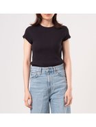 【リーバイス/Levis】のDRY GOODS ワッフルTシャツ 人気、トレンドファッション・服の通販 founy(ファニー) ファッション Fashion レディースファッション Fashion for Women トップス・カットソー Cut & Sew Tops シャツ・ブラウス・オフィスカジュアル Elegant Blouses & Button-Ups ロングTシャツ・Tシャツ Longline T-Shirts & Tees シンプル Simple, Minimal ワッフル Waffle, Waffle Knit thumbnail Blacks|ID: prp329100004733819 ipo3291000000034891939