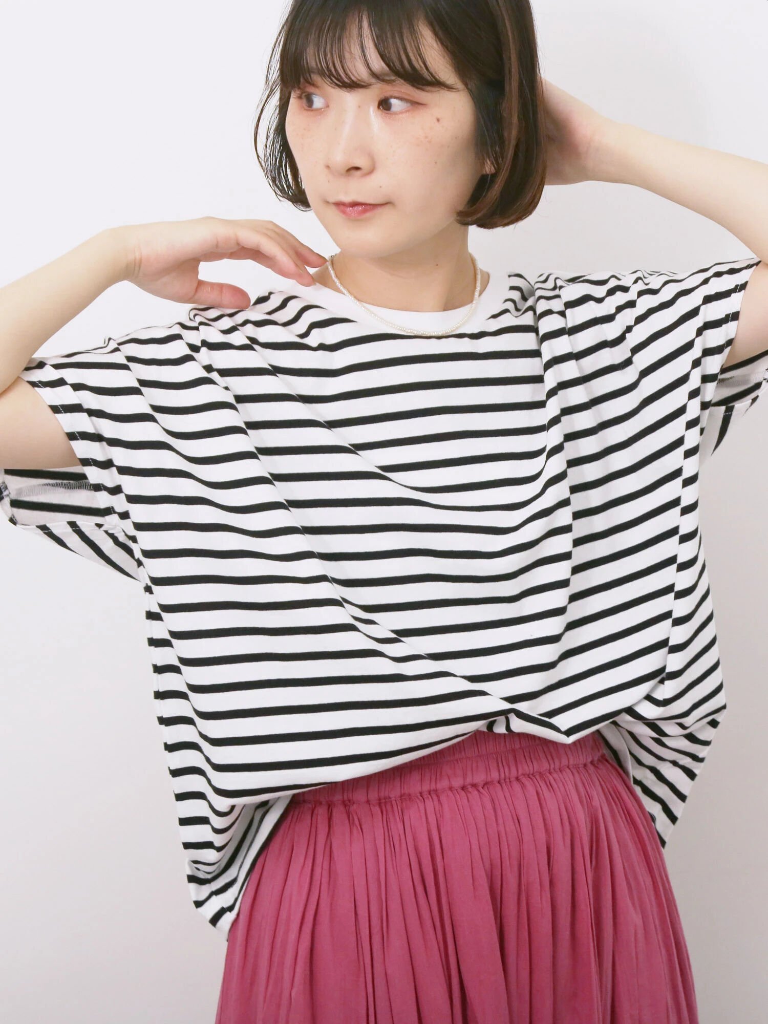 【サマンサモスモス/Samansa Mos2】の【USAコットン】アソートフレンチスリーブTシャツ インテリア・キッズ・メンズ・レディースファッション・服の通販 founy(ファニー) ファッション Fashion レディースファッション Fashion for Women トップス・カットソー Cut & Sew Tops シャツ・ブラウス・オフィスカジュアル Elegant Blouses & Button-Ups ロングTシャツ・Tシャツ Longline T-Shirts & Tees スリーブ Sleeve, Long Sleeve / Short Sleeve フレンチ French, French Style 定番 Standard, Basic Item ホワイト|ID: prp329100004733874 ipo3291000000034799437