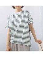 【サマンサモスモス/Samansa Mos2】の【USAコットン】アソートフレンチスリーブTシャツ グリーン|ID: prp329100004733874 ipo3291000000034799439