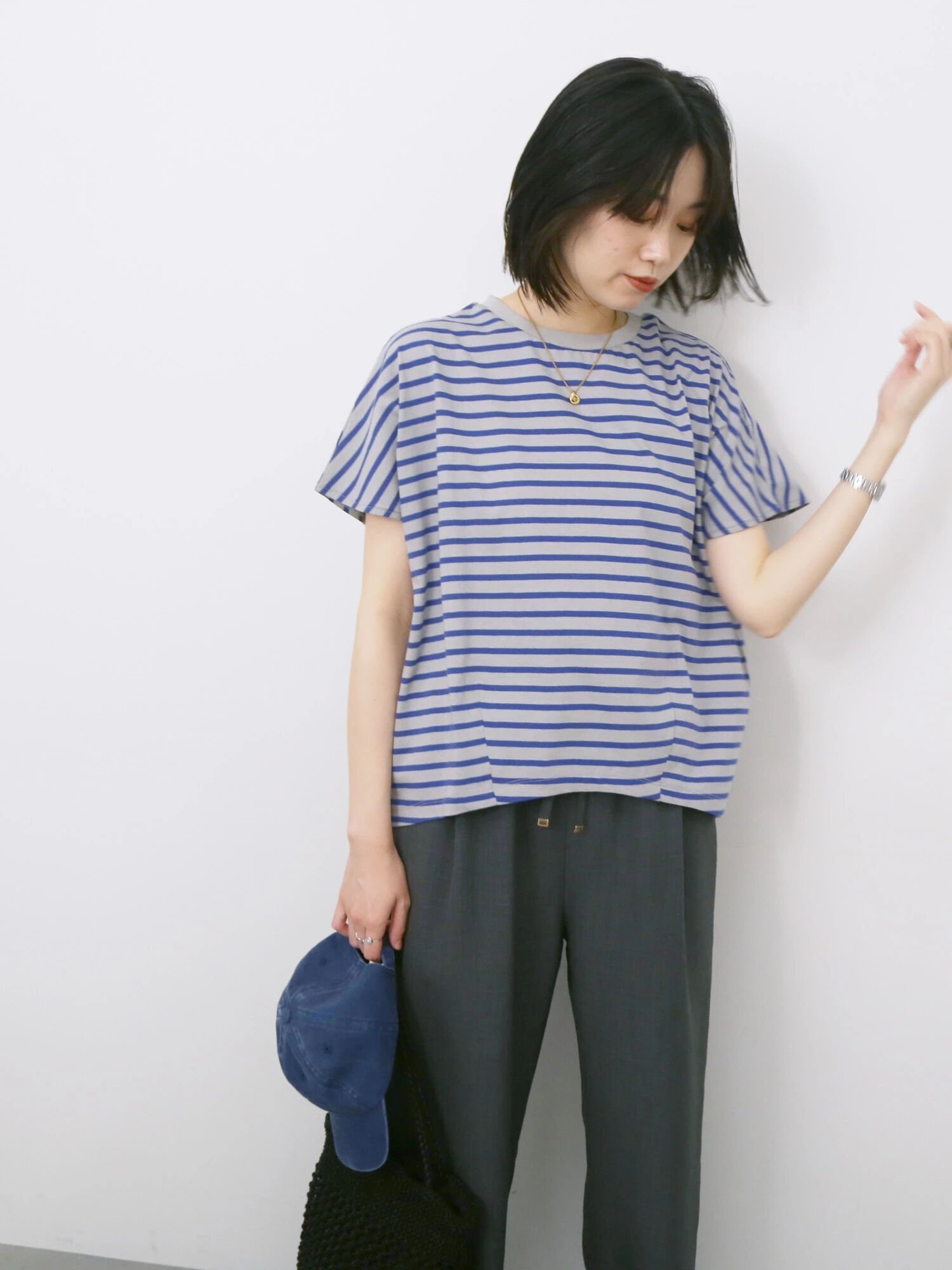 【サマンサモスモス/Samansa Mos2】の【USAコットン】アソートフレンチスリーブTシャツ インテリア・キッズ・メンズ・レディースファッション・服の通販 founy(ファニー) ファッション Fashion レディースファッション Fashion for Women トップス・カットソー Cut & Sew Tops シャツ・ブラウス・オフィスカジュアル Elegant Blouses & Button-Ups ロングTシャツ・Tシャツ Longline T-Shirts & Tees スリーブ Sleeve, Long Sleeve / Short Sleeve フレンチ French, French Style 定番 Standard, Basic Item グレー|ID: prp329100004733874 ipo3291000000034799440