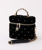 【ナイスクラップ/NICE CLAUP】の【新色追加】チャーム付きキルティングバニティバッグ ブラック系その他|ID: prp329100004733970 ipo3291000000034601426