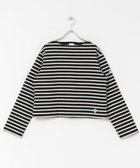 【アーバンリサーチ ドアーズ/URBAN RESEARCH DOORS】のORCIVAL BOATNECK LONG-SLEEVE CROPPED PULLOVER BLK×ECR|ID: prp329100004734000 ipo3291000000034280832
