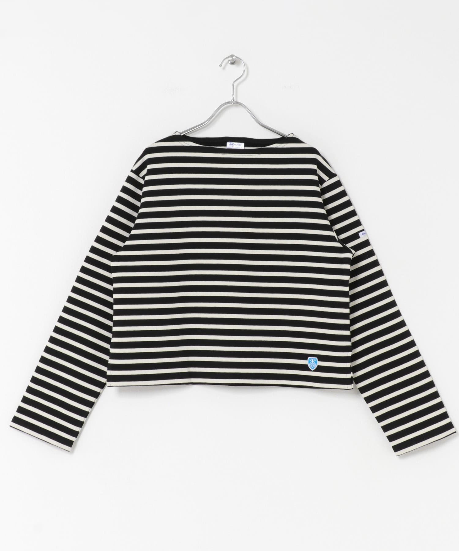 【アーバンリサーチ ドアーズ/URBAN RESEARCH DOORS】のORCIVAL BOATNECK LONG-SLEEVE CROPPED PULLOVER インテリア・キッズ・メンズ・レディースファッション・服の通販 founy(ファニー) 　ファッション　Fashion　レディースファッション　Fashion for Women　トップス・カットソー　Cut & Sew Tops　カジュアルプルオーバー・ニットトップス　Pullovers & Knit Tops / Casual Pullovers　2025年　2025　2025-2026秋冬・A/W　Autumn/Winter 2025–26 AW25–26　冬　Winter / This Winter　フランス　France, French　A/W・秋冬　Autumn/Winter　BLK×ECR|ID: prp329100004734000 ipo3291000000034280832