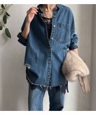【ドゥドゥ/DouDou】の【新色追加】ダメージデニムシャツ 人気、トレンドファッション・服の通販 founy(ファニー) ファッション Fashion レディースファッション Fashion for Women トップス・カットソー Cut & Sew Tops シャツ・ブラウス・オフィスカジュアル Elegant Blouses & Button-Ups インナー Innerwear ヴィンテージ Vintage Style ジャケット Jacket, Outerwear スマート Smart, Elegant ダメージ Distressed, Destroyed バランス Balance, Style Balance フィット Fit, Slim Fit ロング Long, Long-Length S/S・春夏 SS, Spring/Summer, Warm Season 再入荷 Restock / Back in Stock 夏 Summer 2025年 2025 2025春夏・S/S Spring/Summer 2025 SS25 thumbnail ブルー|ID: prp329100004734010 ipo3291000000034580892