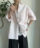 【ドゥドゥ/DouDou】の【新色追加】ダメージデニムシャツ 人気、トレンドファッション・服の通販 founy(ファニー) ファッション Fashion レディースファッション Fashion for Women トップス・カットソー Cut & Sew Tops シャツ・ブラウス・オフィスカジュアル Elegant Blouses & Button-Ups インナー Innerwear ヴィンテージ Vintage Style ジャケット Jacket, Outerwear スマート Smart, Elegant ダメージ Distressed, Destroyed バランス Balance, Style Balance フィット Fit, Slim Fit ロング Long, Long-Length S/S・春夏 SS, Spring/Summer, Warm Season 再入荷 Restock / Back in Stock 夏 Summer 2025年 2025 2025春夏・S/S Spring/Summer 2025 SS25 thumbnail ピンク|ID: prp329100004734010 ipo3291000000034580900