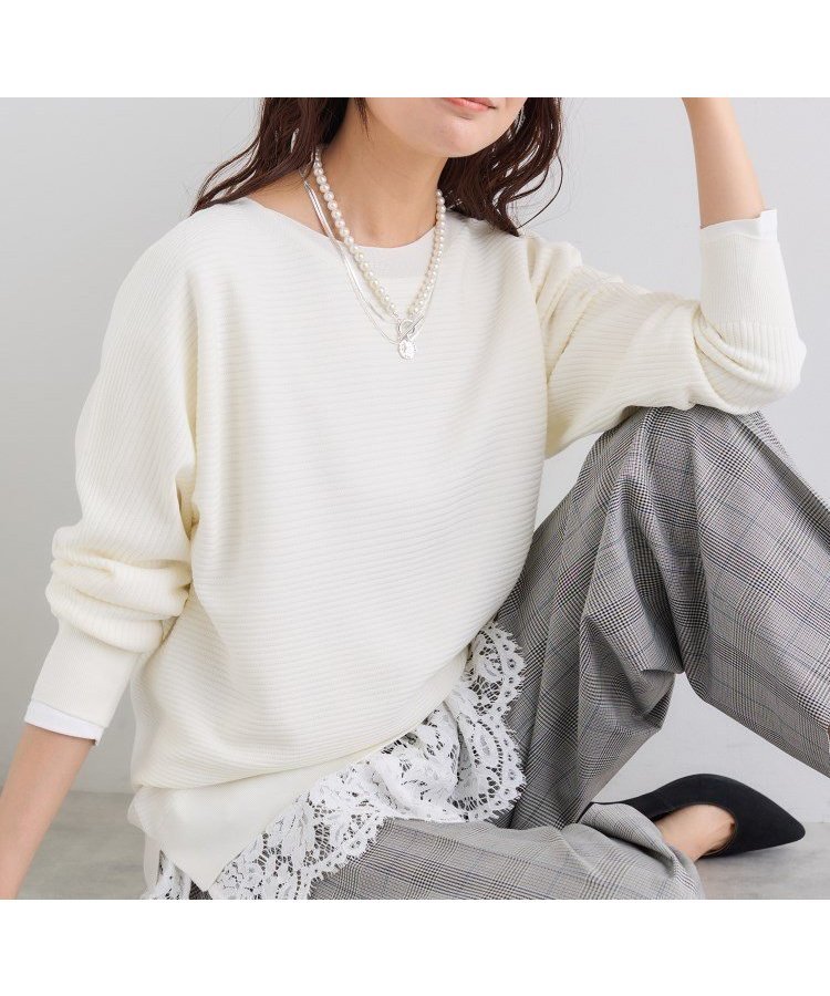 【インディヴィ/INDIVI】の【洗える/体型カバー】美シルエットニット 人気、トレンドファッション・服の通販 founy(ファニー)  ファッション Fashion レディースファッション Fashion for Women トップス・カットソー Cut & Sew Tops ニット Knit Tops & Sweaters 洗える Machine Washable グラデーション Gradient, Ombre シンプル Simple, Minimal スマート Smart, Elegant スリット Slit, Slit Detail デニム Denim, Jeans Material ホールガーメント WholeGarment, Seamless Knit ラウンド Round, Round Neck ワイド Wide, Wide Fit  other-1|ID: prp329100004734032 ipo3291000000034240422