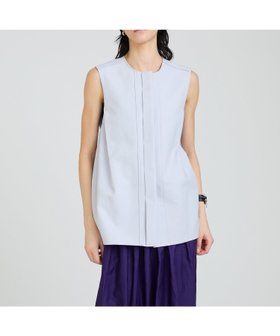 【ハウス オブ ロータス/HOUSE OF LOTUS】 コットンダブルクロスサイドタックジレ人気、トレンドファッション・服の通販 founy(ファニー) ファッション Fashion レディースファッション Fashion for Women アウター Coat / Outerwear Collection トップス・カットソー Cut & Sew Tops ベスト&ジレ / 重ね着スタイル Vests & Gilets 2025年 2025 2025春夏・S/S Spring/Summer 2025 SS25 タンブラー Tumbler, Travel Mug ネップ Nepp, Slub Yarn フォルム Silhouette, Form 夏 Summer S/S・春夏 SS, Spring/Summer, Warm Season |ID:prp329100004734041