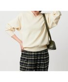 【ビューティ&ユース ユナイテッドアローズ/BEAUTY&YOUTH / UNITED ARROWS】のコットンナイロン Vネック プルオーバー -ウォッシャブル- OFF WHITE|ID: prp329100004734044 ipo3291000000034504591
