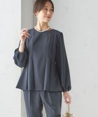 【シップス フォー ウィメン/SHIPS】のセレモニー対応可 ダブル クロス ブラウス(セットアップ対応) ネイビー|ID: prp329100004734067 ipo3291000000034270974
