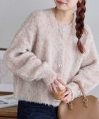 【ディスコート/Discoat】の【新色追加!/WEB限定】MIXブークレシャギーカーディガン ライトベージュ|ID: prp329100004734083 ipo3291000000034252879