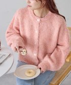 【ディスコート/Discoat】の【新色追加!/WEB限定】MIXブークレシャギーカーディガン ピンク|ID: prp329100004734083 ipo3291000000034252889
