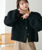 【ディスコート/Discoat】の【新色追加!/WEB限定】MIXブークレシャギーカーディガン ブラック|ID: prp329100004734083 ipo3291000000034252892
