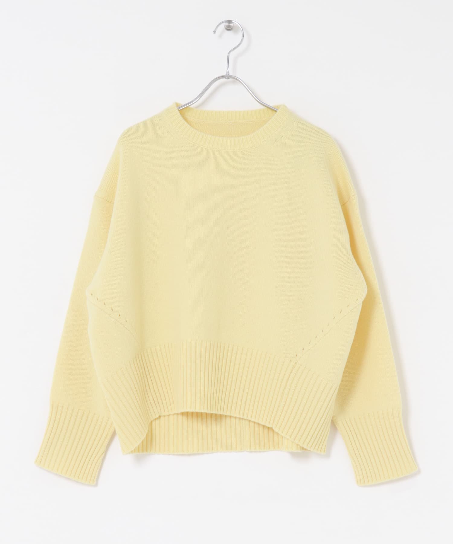 【アーバンリサーチ ロッソ/URBAN RESEARCH ROSSO】の『WEB/一部店舗限定』エクストラファインシームデザインニット インテリア・キッズ・メンズ・レディースファッション・服の通販 founy(ファニー) 　ファッション　Fashion　レディースファッション　Fashion for Women　トップス・カットソー　Cut & Sew Tops　ニット　Knit Tops & Sweaters　2025年　2025　2025-2026秋冬・A/W　Autumn/Winter 2025–26 AW25–26　冬　Winter / This Winter　コンパクト　Compact, Small Size　シンプル　Simple, Minimal　バランス　Balance, Style Balance　A/W・秋冬　Autumn/Winter　LEMON|ID: prp329100004734087 ipo3291000000034280905