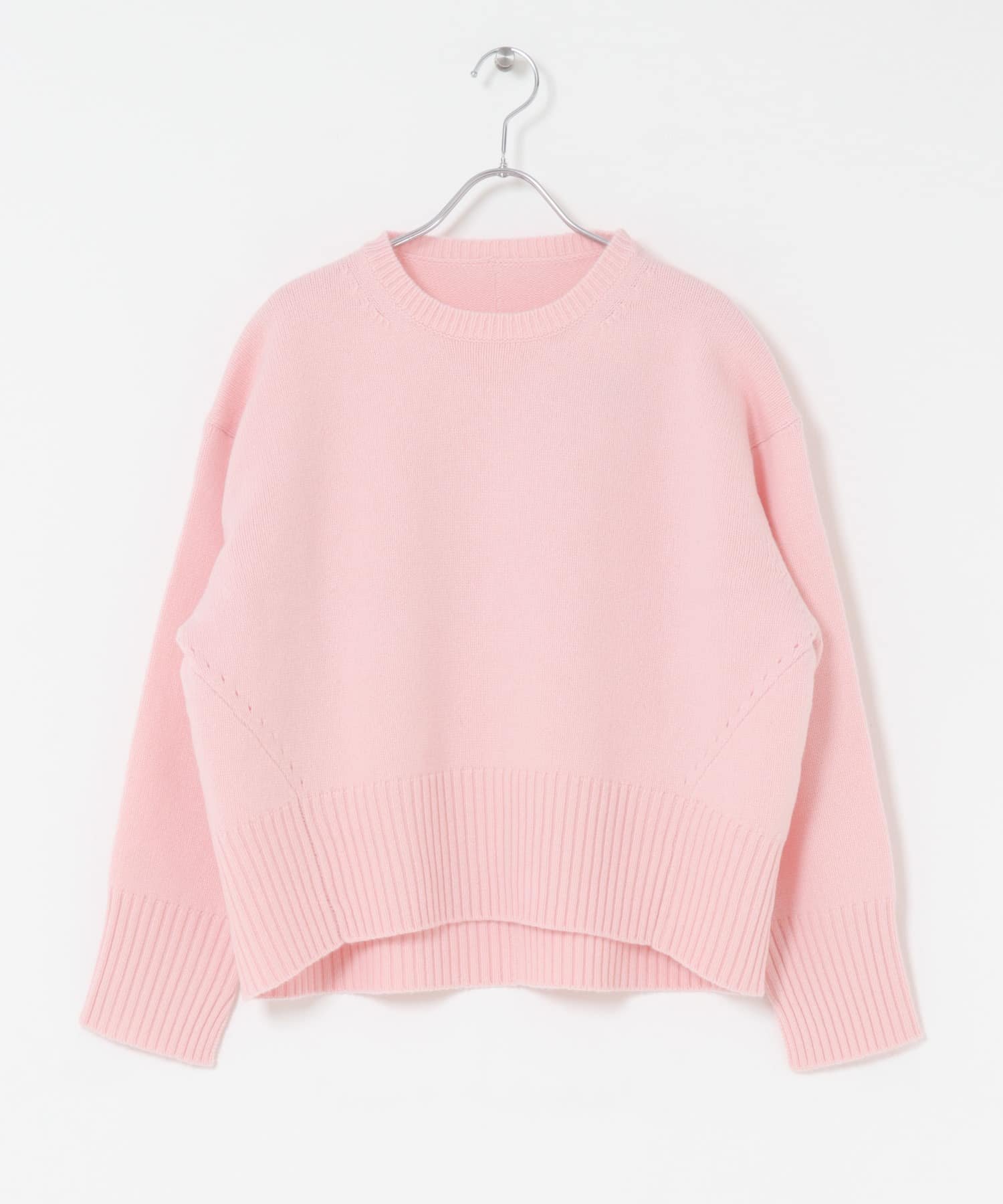 【アーバンリサーチ ロッソ/URBAN RESEARCH ROSSO】の『WEB/一部店舗限定』エクストラファインシームデザインニット インテリア・キッズ・メンズ・レディースファッション・服の通販 founy(ファニー) 　ファッション　Fashion　レディースファッション　Fashion for Women　トップス・カットソー　Cut & Sew Tops　ニット　Knit Tops & Sweaters　2025年　2025　2025-2026秋冬・A/W　Autumn/Winter 2025–26 AW25–26　冬　Winter / This Winter　コンパクト　Compact, Small Size　シンプル　Simple, Minimal　バランス　Balance, Style Balance　A/W・秋冬　Autumn/Winter　BABY PINK|ID: prp329100004734087 ipo3291000000034280906