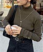 【ディスコート/Discoat】の【新色追加!】リブ袖口ボタンタートル《WEB限定カラーあり》 人気、トレンドファッション・服の通販 founy(ファニー) ファッション Fashion レディースファッション Fashion for Women トップス・カットソー Cut & Sew Tops おすすめ Recommended / Our Picks インナー Innerwear ジャケット Jacket, Outerwear スラックス Slacks, Dress Pants タートル Turtleneck, Turtle Collar タートルネック Turtleneck, High Neck デニム Denim, Jeans Material フィット Fit, Slim Fit ベスト Vest, Waistcoat thumbnail モスグリーン|ID: prp329100004734092 ipo3291000000034883632