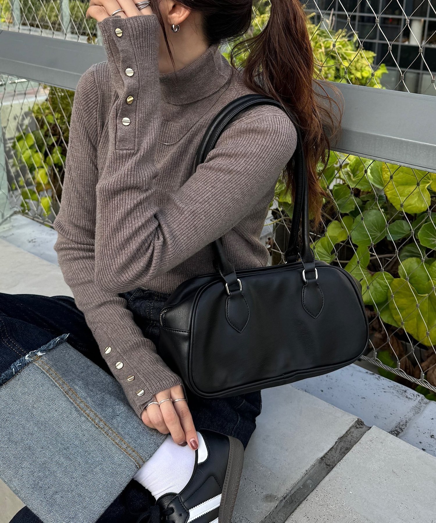 【ディスコート/Discoat】の【新色追加!】リブ袖口ボタンタートル《WEB限定カラーあり》 インテリア・キッズ・メンズ・レディースファッション・服の通販 founy(ファニー) ファッション Fashion レディースファッション Fashion for Women トップス・カットソー Cut & Sew Tops おすすめ Recommended / Our Picks インナー Innerwear ジャケット Jacket, Outerwear スラックス Slacks, Dress Pants タートル Turtleneck, Turtle Collar タートルネック Turtleneck, High Neck デニム Denim, Jeans Material フィット Fit, Slim Fit ベスト Vest, Waistcoat モカ|ID: prp329100004734092 ipo3291000000034883643