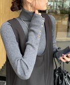 【ディスコート/Discoat】の【新色追加!】リブ袖口ボタンタートル《WEB限定カラーあり》 人気、トレンドファッション・服の通販 founy(ファニー) ファッション Fashion レディースファッション Fashion for Women トップス・カットソー Cut & Sew Tops おすすめ Recommended / Our Picks インナー Innerwear ジャケット Jacket, Outerwear スラックス Slacks, Dress Pants タートル Turtleneck, Turtle Collar タートルネック Turtleneck, High Neck デニム Denim, Jeans Material フィット Fit, Slim Fit ベスト Vest, Waistcoat thumbnail ダークグレー|ID: prp329100004734092 ipo3291000000034883644