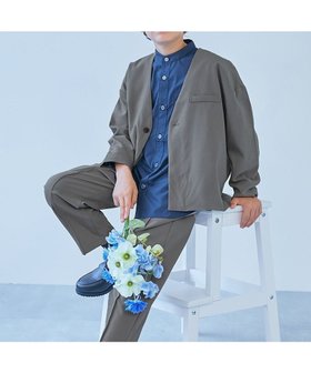 【デビロック/devirock / KIDS】のフォーマル ノーカラージャケット セットアップ(ロングパンツ) 子供服 キッズ 26SS 人気、トレンドファッション・服の通販 founy(ファニー) ファッション Fashion キッズファッション Fashion for Kids ボトムス Bottoms 春 Spring ジャケット Jacket, Outerwear セットアップ Set-Up, Coordinated Outfit フォーマル Formal, Dressy 無地 Plain, Solid Color ロング Long, Long-Length おすすめ Recommended / Our Picks 入学式 Entrance Ceremony 卒業式 Graduation Ceremony 結婚式 Wedding 2026年 2026 |ID:prp329100004734093