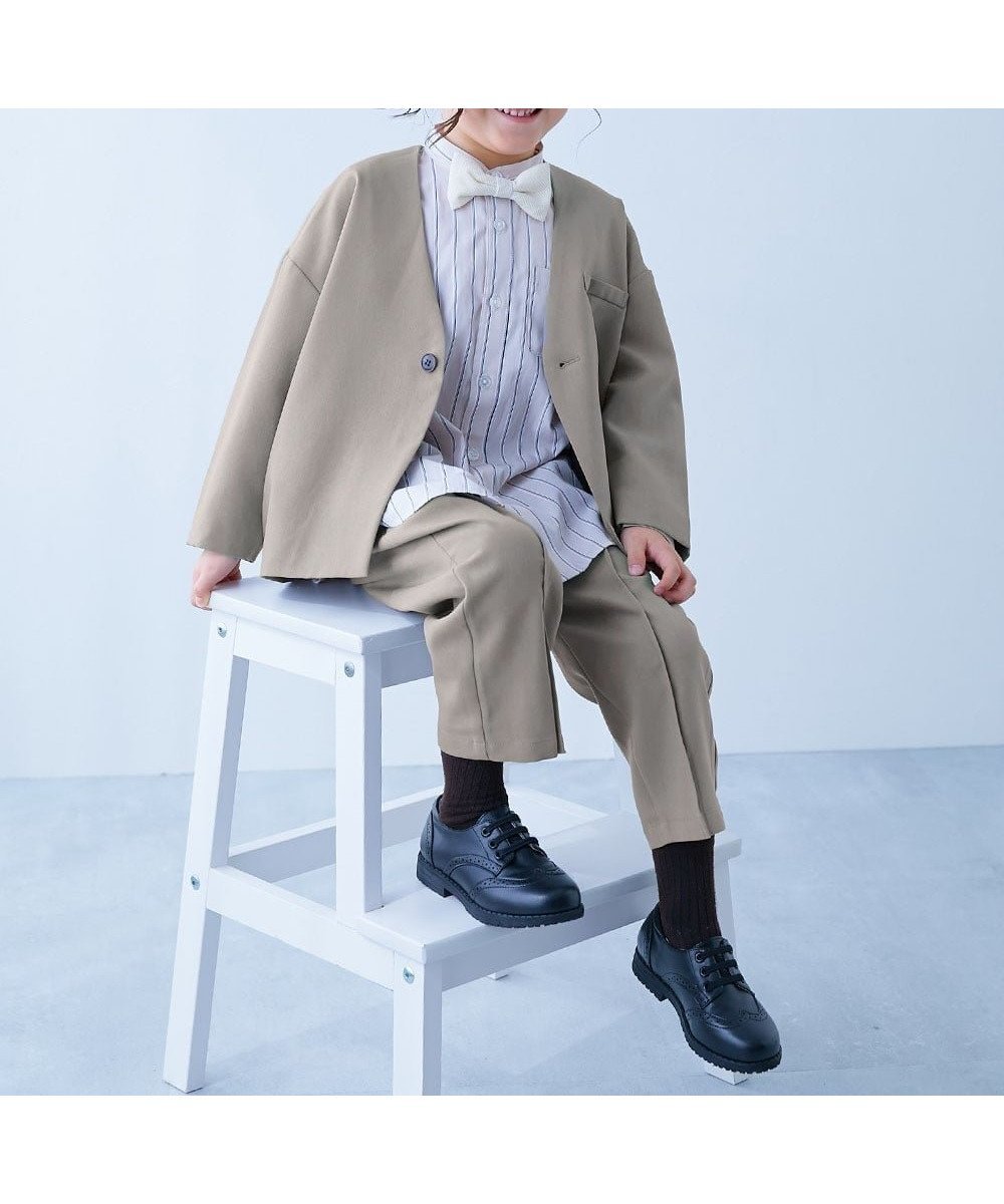 【デビロック/devirock / KIDS】のフォーマル ノーカラージャケット セットアップ(ロングパンツ) 子供服 キッズ 26SS インテリア・キッズ・メンズ・レディースファッション・服の通販 founy(ファニー) ファッション Fashion キッズファッション Fashion for Kids ボトムス Bottoms 春 Spring ジャケット Jacket, Outerwear セットアップ Set-Up, Coordinated Outfit フォーマル Formal, Dressy 無地 Plain, Solid Color ロング Long, Long-Length おすすめ Recommended / Our Picks 入学式 Entrance Ceremony 卒業式 Graduation Ceremony 結婚式 Wedding 2026年 2026 002-Dグレージュ|ID: prp329100004734093 ipo3291000000034878316