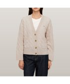【トミーヒルフィガー/TOMMY HILFIGER】のソフトウールケーブルカーディガン マルチ0F8|ID: prp329100004734103 ipo3291000000034249766