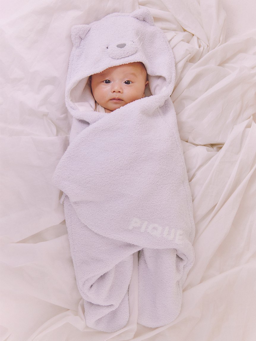 【ジェラート ピケ/gelato pique / KIDS】の【限定カラーあり】【BABY】パウダーアニマルおくるみ インテリア・キッズ・メンズ・レディースファッション・服の通販 founy(ファニー) 　ファッション　Fashion　キッズファッション　Fashion for Kids　おすすめ　Recommended / Our Picks　アニマル　Animal Print　ギフト プレゼント　Gift / Present　スマート　Smart, Elegant　ネコ　Cat, Feline Motif　パウダー　Powder, Soft Tone　モチーフ　Motif, Design Theme　ラベンダー　Lavender　ワンポイント　One Point, Statement Accent　LAV[071]|ID: prp329100004734104 ipo3291000000034533688