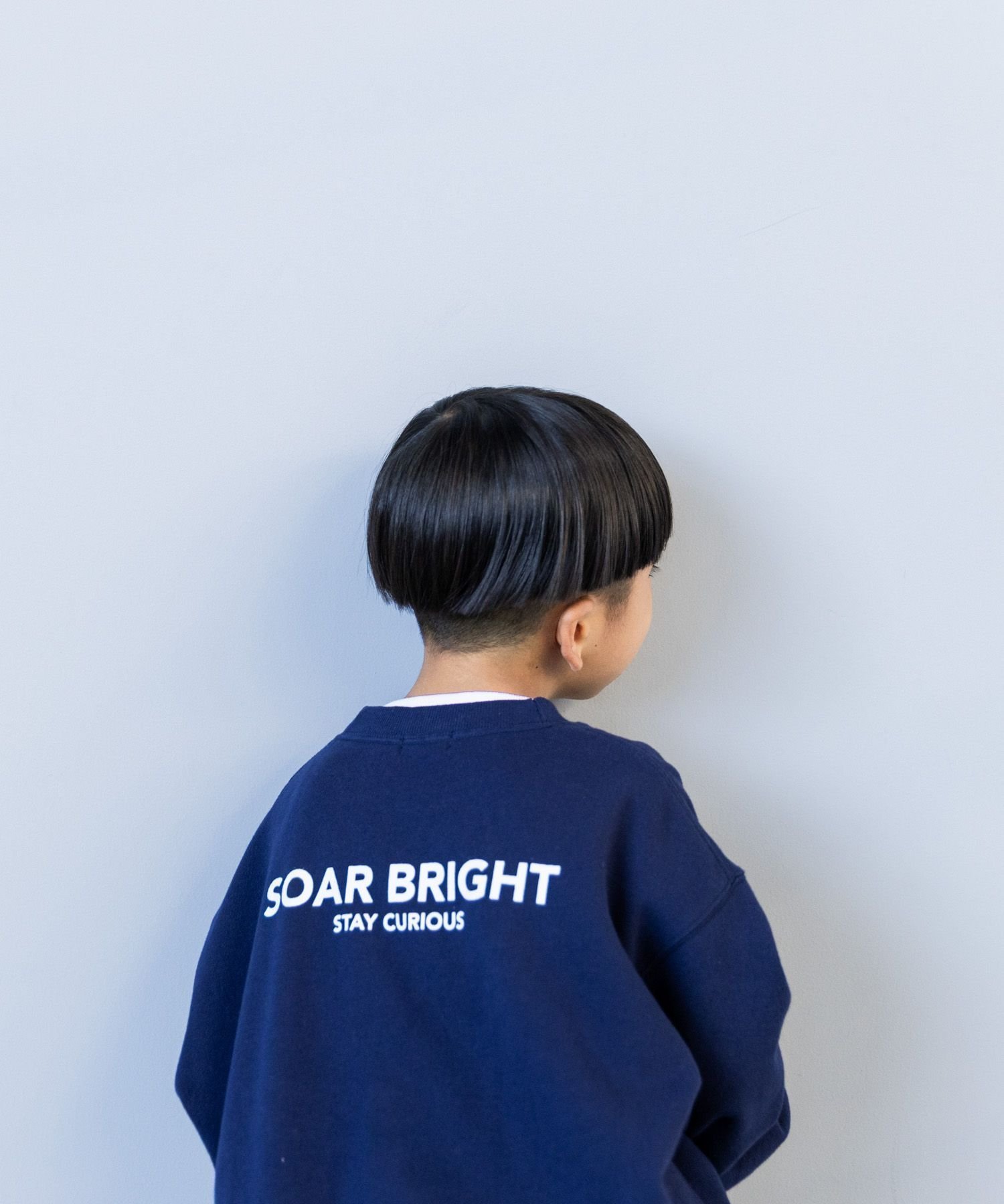 【ローリーズファーム/LOWRYS FARM / KIDS】のドルマンウラケプルオーバー インテリア・キッズ・メンズ・レディースファッション・服の通販 founy(ファニー) 　ファッション　Fashion　キッズファッション　Fashion for Kids　トップス・カットソー　Cut & Sew Tops　クール　Cool, Chic　シンプル　Simple, Minimal　セットアップ　Set-Up, Coordinated Outfit　バランス　Balance, Style Balance　定番　Standard, Basic Item　ネイビー|ID: prp329100004734116 ipo3291000000034592020