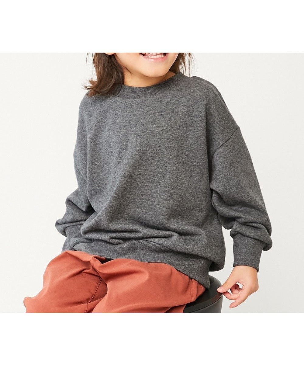 【デビロック/devirock / KIDS】の無地 スウェットトレーナー トレーナー トップス 25AW インテリア・キッズ・メンズ・レディースファッション・服の通販 founy(ファニー) ファッション Fashion キッズファッション Fashion for Kids トップス・カットソー Cut & Sew Tops トレーナー Sweatshirt, Trainer フィット Fit, Slim Fit ベーシック Basic, Essential 無地 Plain, Solid Color 2025年 2025 2025-2026秋冬・A/W Autumn/Winter 2025–26 AW25–26 003-杢チャコール|ID: prp329100004734152 ipo3291000000034637088