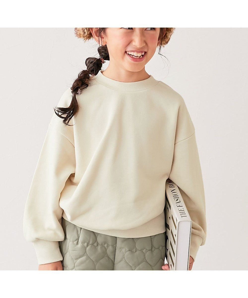 【デビロック/devirock / KIDS】の無地 スウェットトレーナー トレーナー トップス 25AW インテリア・キッズ・メンズ・レディースファッション・服の通販 founy(ファニー) ファッション Fashion キッズファッション Fashion for Kids トップス・カットソー Cut & Sew Tops トレーナー Sweatshirt, Trainer フィット Fit, Slim Fit ベーシック Basic, Essential 無地 Plain, Solid Color 2025年 2025 2025-2026秋冬・A/W Autumn/Winter 2025–26 AW25–26 001-アイボリー|ID: prp329100004734152 ipo3291000000034637093