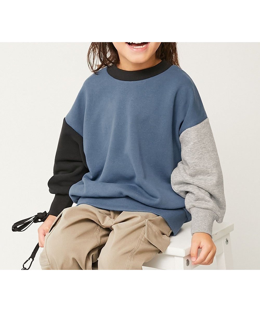 【デビロック/devirock / KIDS】の無地 スウェットトレーナー トレーナー トップス 25AW インテリア・キッズ・メンズ・レディースファッション・服の通販 founy(ファニー) ファッション Fashion キッズファッション Fashion for Kids トップス・カットソー Cut & Sew Tops トレーナー Sweatshirt, Trainer フィット Fit, Slim Fit ベーシック Basic, Essential 無地 Plain, Solid Color 2025年 2025 2025-2026秋冬・A/W Autumn/Winter 2025–26 AW25–26 022-クレイジー-ブルーグレー|ID: prp329100004734152 ipo3291000000034637099