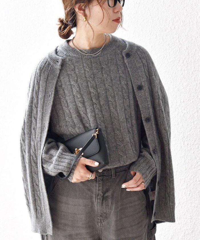 【シップス フォー ウィメン/SHIPS】の【WEB限定】SHIPS any 手洗い可能 ヤク ケーブル クルーネック ニット プルオーバー 2 インテリア・キッズ・メンズ・レディースファッション・服の通販 founy(ファニー) https://founy.com/ ファッション Fashion レディースファッション Fashion for Women トップス・カットソー Cut & Sew Tops ニット Knit Tops & Sweaters カジュアルプルオーバー・ニットトップス Pullovers & Knit Tops / Casual Pullovers アンサンブル Ensemble Set インナー Innerwear 洗える Machine Washable カーディガン Cardigan, Knitwear シンプル Simple, Minimal タートル Turtleneck, Turtle Collar トレンド Trend, Trending Now 2025年 2025 2025-2026秋冬・A/W Autumn/Winter 2025–26 AW25–26 |ID: prp329100004734196 ipo3291000000034779578