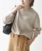 【シップス フォー ウィメン/SHIPS】の【WEB限定】SHIPS any 手洗い可能 ヤク ケーブル クルーネック ニット プルオーバー 2 ベージュ|ID: prp329100004734196 ipo3291000000034779583