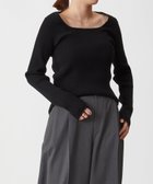 【プルミエ アロンディスモン/1er Arrondissement / MEN】のスクエアネックストレッチリブプルオーバー 人気、トレンドファッション・服の通販 founy(ファニー) ファッション Fashion メンズファッション Fashion for Men トップス・カットソー Cut & Sew Tops インナー Innerwear ジャケット Jacket, Outerwear フェミニン Feminine, Girly ベーシック Basic, Essential thumbnail Black|ID: prp329100004734198 ipo3291000000034197437