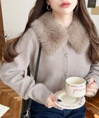 【モーメントプラス/moment+ / MEN】のフェイクファーティペット付き金ボタンもちもちニットカーディガン 人気、トレンドファッション・服の通販 founy(ファニー) ファッション Fashion メンズファッション Fashion for Men エアリー Airy Texture カーディガン Cardigan, Knitwear ガーリー Girly, Feminine Style ショート Short, Short Length デニム Denim, Jeans Material トレンド Trend, Trending Now なめらか Smooth, Silky Texture フェイクファー Faux Fur, Imitation Fur ベーシック Basic, Essential ミニスカート Mini Skirt, Short Skirt ロング Long, Long-Length 冬 Winter / This Winter 再入荷 Restock / Back in Stock プチプライス・低価格 Affordable / Budget Price エレガント 上品 Elegant thumbnail グレイッシュベージュ|ID: prp329100004734208 ipo3291000000034304287