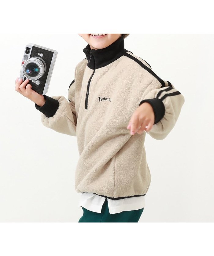 【デビロック/devirock / KIDS】のエアリーフリース ハーフジップ プルオーバー トレーナー トップス 25AW インテリア・キッズ・メンズ・レディースファッション・服の通販 founy(ファニー) https://founy.com/ ファッション Fashion キッズファッション Fashion for Kids トップス・カットソー Cut & Sew Tops スニーカー Sneakers, Trainers トレンド Trend, Trending Now トレーナー Sweatshirt, Trainer ミニスカート Mini Skirt, Short Skirt ロング Long, Long-Length おすすめ Recommended / Our Picks 2025年 2025 2025-2026秋冬・A/W Autumn/Winter 2025–26 AW25–26 |ID: prp329100004734244 ipo3291000000034405646