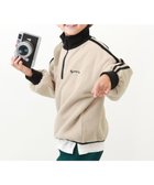 【デビロック/devirock / KIDS】のエアリーフリース ハーフジップ プルオーバー トレーナー トップス 25AW 003-ライン-グレージュ|ID: prp329100004734244 ipo3291000000034405647