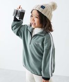 【デビロック/devirock / KIDS】のエアリーフリース ハーフジップ プルオーバー トレーナー トップス 25AW 009-ライン-Dサックス|ID: prp329100004734244 ipo3291000000034405663