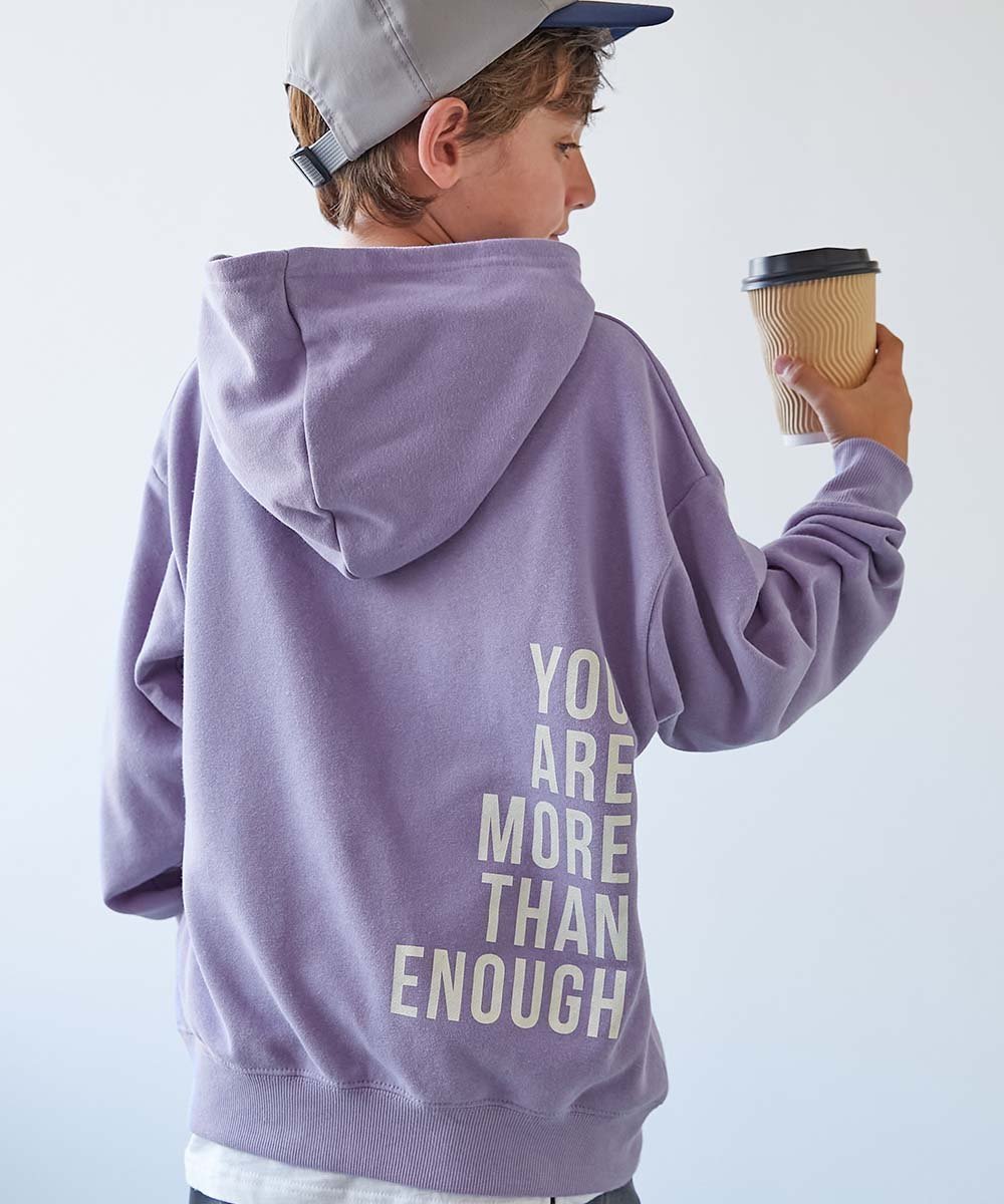 【デビロック/devirock / KIDS】のデビラボ プリント プルパーカー プルパーカー パーカー トップス 25AW インテリア・キッズ・メンズ・レディースファッション・服の通販 founy(ファニー) 　ファッション　Fashion　キッズファッション　Fashion for Kids　トップス・カットソー　Cut & Sew Tops　トレンド　Trend, Trending Now　パーカー　Hoodie, Parka　プリント　Print, Printed Pattern　おすすめ　Recommended / Our Picks　2025年　2025　2025-2026秋冬・A/W　Autumn/Winter 2025–26 AW25–26　008-バックロゴ-Gパープル|ID: prp329100004734248 ipo3291000000034405584