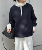 【スタイルドア/STYLEDOOR】のダンボールフロント2wayクルーネックプルオーバー 人気、トレンドファッション・服の通販 founy(ファニー) ファッション Fashion レディースファッション Fashion for Women トップス・カットソー Cut & Sew Tops カジュアルプルオーバー・ニットトップス Pullovers & Knit Tops / Casual Pullovers アウトドア Outdoor Clothing インナー Innerwear 洗える Machine Washable キャミソール Camisole, Spaghetti Strap Top シルバー Silver, Metallic Silver タンク Tank Top, Sleeveless Top フォルム Silhouette, Form フロント Front, Front Design ボトム Bottoms, Lower Wear ポケット Pocket, Pocket Detail エレガント 上品 Elegant thumbnail ネイビー|ID: prp329100004734272 ipo3291000000034197879