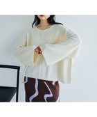【レプシィム ローリーズファーム/LEPSIM LOWRYS FARM】の12ゲージZIPワイドスリーブプルオーバー 人気、トレンドファッション・服の通販 founy(ファニー) ファッション Fashion レディースファッション Fashion for Women トップス・カットソー Cut & Sew Tops カジュアルプルオーバー・ニットトップス Pullovers & Knit Tops / Casual Pullovers おすすめ Recommended / Our Picks ジップ Zip, Zipper プリント Print, Printed Pattern thumbnail オフホワイト08|ID: prp329100004734275 ipo3291000000034305557